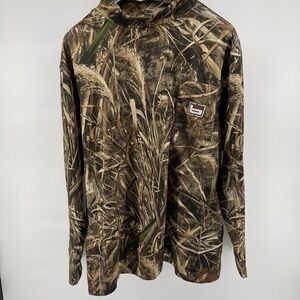 Banded Pullover Fleece Mens 3XL Camo RealTree Max-5‎